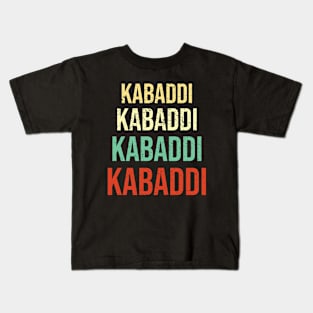 Kabaddi or Kabadi Indian Sports Kids T-Shirt